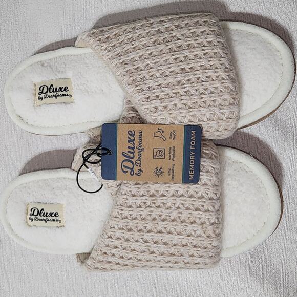 slippers dluxe by dearfoam size 7-8 - Picture 5 of 6